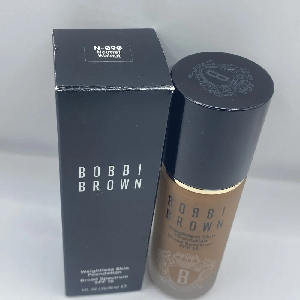 Bobbi Brown Weightless Skin Foundation SPF15 N-090 Neutral Walnut 30ml Full Size